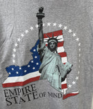 Fruit of The Loom Men's Empire State Of Mind New York Gray Shirt Size Large