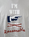 Anvil Men's I'm With Reasonable Rally To Restore Sanity 2010 Gray Shirt Size L