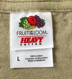 Fruit of The Loom Men's Danger Man With Power Tools Brown Shirt Size Large