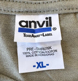 Anvil Men's Moe.Down Gelston Castle Estate 2011 Beige Short Sleeve Shirt Size XL