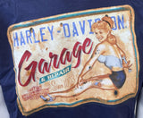 Harley Davidson Men's Garage & Repair Since 1903 Graphic Navy Shirt Size Large