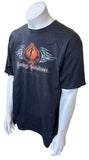 Harley Davidson Men's Woman In Spade Graphic Black Short Sleeve Shirt Size Large