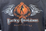 Harley Davidson Men's Woman In Spade Graphic Black Short Sleeve Shirt Size Large