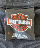 Harley Davidson Men's Woman In Spade Graphic Black Short Sleeve Shirt Size Large