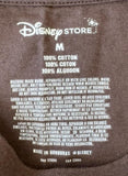 Disney Men's Snow White Grumpy 37 Graphic Brown Short Sleeve Shirt Size Medium