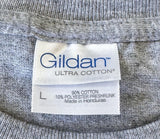 Gildan Women's Texas Miss Graphic Gray Short Sleeve Shirt Size Large