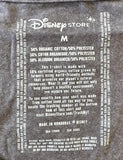 Disney Women's Daisy Duck Graphic Gray Short Sleeve Shirt Size Medium