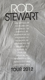 Gildan Men's Rod Stewart Tour 2012 Graphic Gray Short Sleeve Shirt Size Large