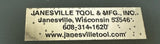Janesville Tool & MFG DT-500-01 Manual Arbor Press 1/4 Ton Capacity 6" Stroke