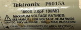 Tektronix P6015A High Voltage Oscilloscope Probe 1000X 75MHz 20kV DC 40kV Peak