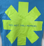 Bay Island Men's Red Hot Chili Peppers Blue Short Sleeve Shirt Size Large