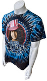 Gildan Men's Jerry Garcia Captain Trips Tie Dye Short Sleeve Shirt Size Large