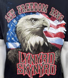 Gildan Men's Lynyrd Skynyrd Let Freedom Ring 2010 Tour Black Shirt Size Large