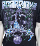 Gildan Men's Scorpions Graphic Band Black Short Sleeve Shirt Size Large