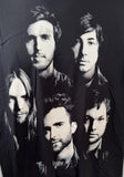 Ten Men's Maroon 5 2010 Tour Black Short Sleeve Shirt Size X-Large