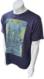 Anvil Men's Stone Temple Pilots Graphic Navy Short Sleeve Shirt Size Large