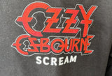Alstyle Men's Ozzy Osbourne Scream Graphic Black Short Sleeve Shirt Size Large