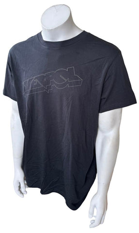 Edun Live Men's Interpol Logo Graphic Black Short Sleeve Shirt Size X-Large