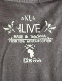 Edun Live Men's Interpol Logo Graphic Black Short Sleeve Shirt Size X-Large