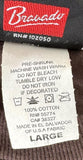 Harley Davidson Men's Mountain Range Graphic Brown Short Sleeve Shirt Size Large