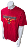 Harley Davidson Men's Fire Eagle Graphic Red Short Sleeve Shirt Size Large