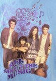 Anvil Men's Camp Rock Live 2010 Tour Blue Short Sleeve Shirt Size Large