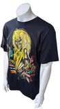 Anvil Men's Iron Maiden England North American Tour 2012 Black Shirt Size Large