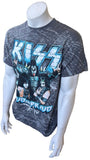 Alstyle Men's Kiss Loud And Proud The Tour 2012 Gray Short Sleeve Shirt Size M