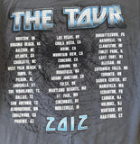 Alstyle Men's Kiss Loud And Proud The Tour 2012 Gray Short Sleeve Shirt Size M