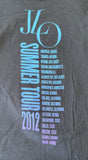Anvil Men's Jennifer Lopez JLO Summer Tour 2012 Black Short Sleeve Shirt Size L