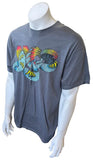 Alstyle Men's YES 2012 Tour Graphic Gray Short Sleeve Shirt Size Large