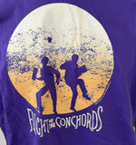 Royal Apparel Men's Flight Of The Conchords Dancing Purple Shirt Size Large