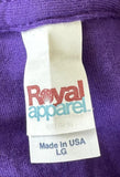 Royal Apparel Men's Flight Of The Conchords Dancing Purple Shirt Size Large