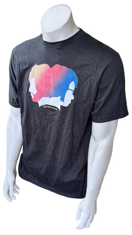 Anvil Men's Flight Of The Conchords Heads Graphic Black Shirt Size Large