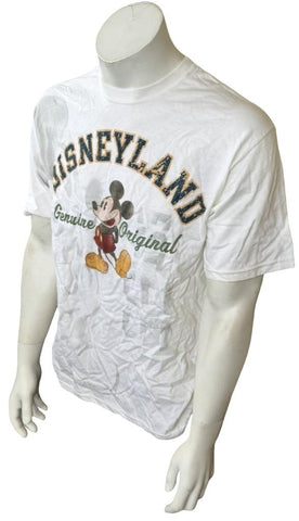 Disney Men's Disneyland Mickey Mouse Genuine Original White Shirt Size Medium