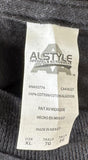 Alstyle Men's Harley Davidson Woman On Motorcycle Black Shirt Size X-Large