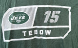 NFL Team Apparel Nike Men's New York Jets Tim Tebow 15 Green Shirt Size Medium