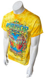 Gildan Men's Furthur Phil Lesh Bob Weir Spring 2012 Yellow Shirt Size Medium