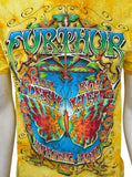 Gildan Men's Furthur Phil Lesh Bob Weir Spring 2012 Yellow Shirt Size Medium
