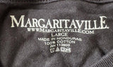 Margaritaville Men's Here We Are 25 Years Of Summer Graphic Black Shirt Size L