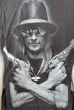 Hanes Men's Kid Rock 2011 Tour Graphic Black Short Sleeve Shirt Size Large