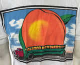 Anvil Men's Allman Brothers Band Eat A Peach For Peace White Shirt Size Medium