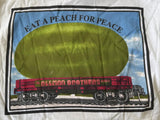 Anvil Men's Allman Brothers Band Eat A Peach For Peace White Shirt Size Medium