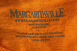 Margaritaville Men's Key West Graphic Orange Short Sleeve Shirt Size Large