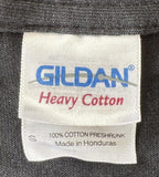 Gildan Men's Creed Est 95 Graphic Black Short Sleeve Shirt Size Small