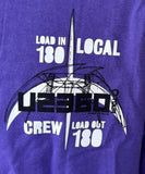 Alstyle Men's U2 360 World Tour Universal Local Crew Purple Shirt Size XL