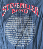 Alstyle Men's Steve Miller Band Pegasus Navy Short Sleeve Shirt Size Large