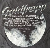 American Apparel Men's Goldfrapp Summer 2010 Black Short Sleeve Shirt Size Small