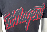 Gildan Men's Ted Nugent Graphic Black Short Sleeve Shirt Size Small