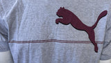 Anvil Men's Puma Central State University Gray Short Sleeve Shirt Size Large